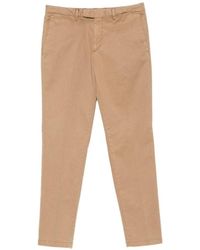 Boglioli - Cotton Blend Trousers - Lyst