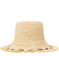 Alanui - Chasing The Shadows Rafia Hat - Lyst