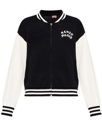 KENZO - Paris Cotton Cardigan - Lyst