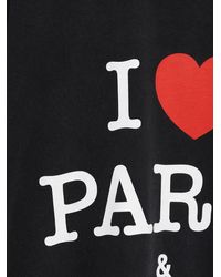 Balenciaga - I Love Paris Cropped T-Shirt - Lyst