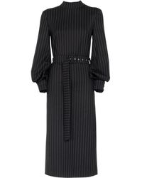 LES FILLES D'EVA - Pinstripe Wool Dress - Lyst