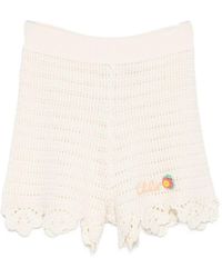 Chloé - Cotton Knit Shorts - Lyst
