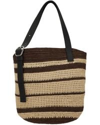 Loewe - Loop Rafia Basket Bag - Lyst