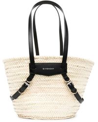 Givenchy - Voyou Medium Rafia Basket Bag - Lyst