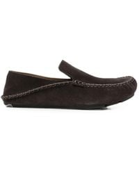 Loewe - Rambla Leather Loafers - Lyst