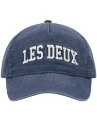 Les Deux - Collage Washed Soft Baseball Cap - Lyst