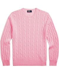 Polo Ralph Lauren - The Iconic Cable Knit Sweater - Lyst