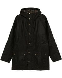 Barbour - Hooded Snap-Fit Coat - Lyst