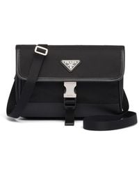 Prada - Re-Nylon And Saffiano Leather Smartphone Case - Lyst