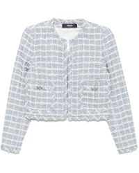 Versace - Tweed Jacket - Lyst