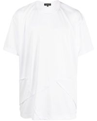 Comme des Garçons - T-shirt With Embroidery Detail - Lyst