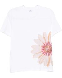 Paul Smith - Zinnia Print Cotton T-Shirt - Lyst