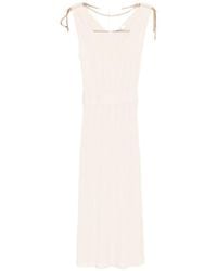Elisabetta Franchi - Knitted Midi Dress - Lyst