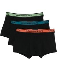 Emporio Armani - Logo Trunk Briefs - Lyst
