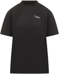 Off-White c/o Virgil Abloh - Arrow Glass Flower Cotton Logo T-Shirt - Lyst