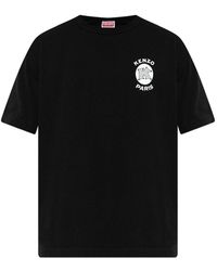 KENZO - Gots Cotton T-Shirt - Lyst