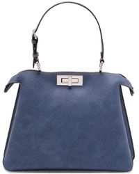Fendi - Peekaboo Medium Soft Leather Handbag - Lyst