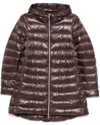Herno - A-Shape Midi Down Jacket - Lyst