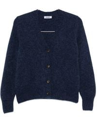 Base London - Wool V-Necked Cardigan - Lyst