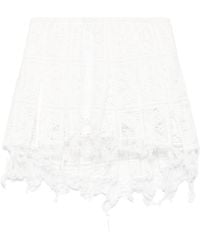 Loewe - Cotton Mini Skirt - Lyst