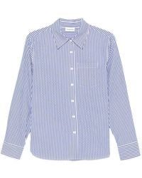 P.A.R.O.S.H. - Striped Cotton Shirt - Lyst