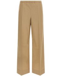 Moncler - Cotton Trousers - Lyst