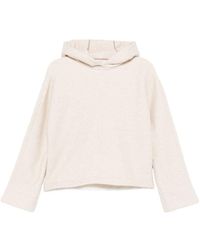 Max Mara - Logo Cotton Hoodie - Lyst