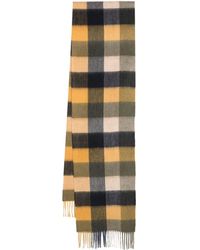 Barbour - Brushed-Effect Check-Plaid Scarf - Lyst