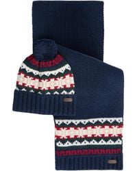 Barbour - Set Regalo Di Berretto E Sciarpa Kane - Lyst