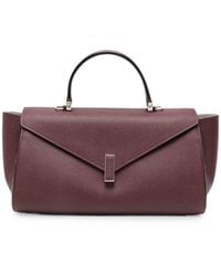 Valextra - Iside Editor Leather Tote Bag - Lyst