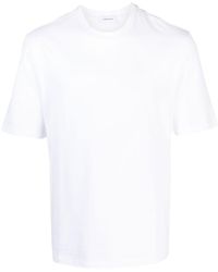 Ferragamo - T-shirt In Cotone Con Logo - Lyst