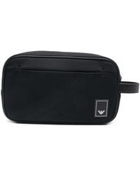 Emporio Armani - Nylon Beauty-Case - Lyst