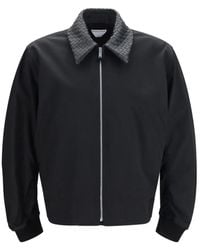 Bottega Veneta - Cotton Bomber Jacket - Lyst