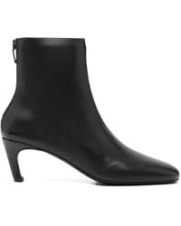 TOTEME - Leather Ankle Boots - Lyst