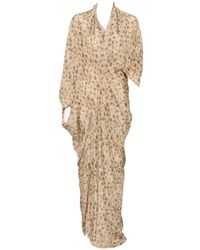 Cortana - Mayu Printed Long Dress - Lyst