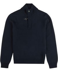 Fay - Fine Wool Turtleneck Sweather - Lyst