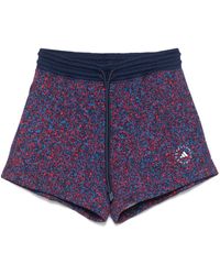 adidas By Stella McCartney - Logo Cotton Shorts - Lyst