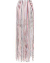 MISSONI BEACHWEAR - Striped Long Skirt - Lyst