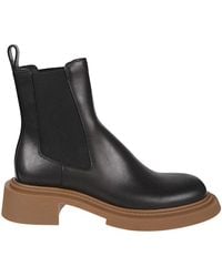 Loewe - Boot With Logo - Lyst