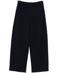 Max Mara - Wool And Cotton Trousers - Lyst