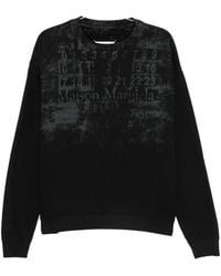 Maison Margiela - Logo Cotton Sweatshirt - Lyst