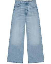 Ganni - Organic Cotton Denim Jeans - Lyst