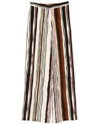 Max Mara - Striped Wide-Leg Trousers - Lyst