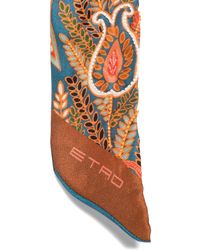 Etro - Paisley Print Silk Foulard - Lyst