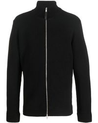 Maison Margiela - Brioche-Stitch Knit Zip Cardigan For Ss24 - Lyst