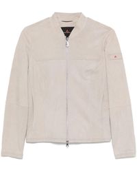 Peuterey - Suede Leather Jacket - Lyst