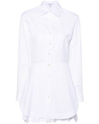 Alaïa - Cotton Shirt Dress - Lyst