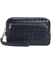 Bottega Veneta - Woven Pouch With Strap - Lyst