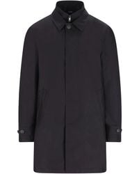 Fay - Easy Morning Popeline Long Coat - Lyst