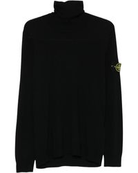 Stone Island - Wool Turtleneck - Lyst
